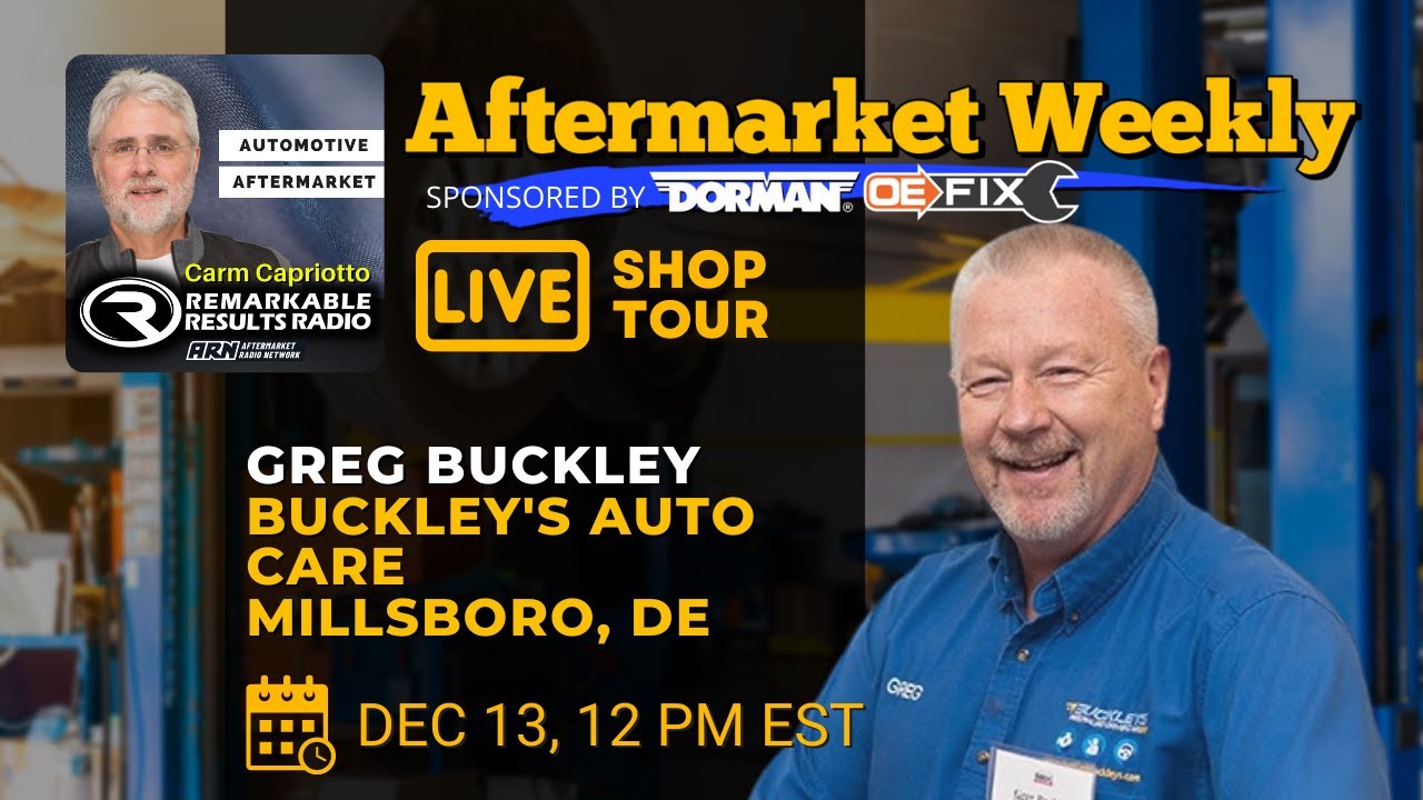 Aftermarket Weekly 136 Greg Buckley YouTube