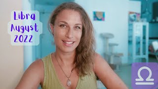 LIBRA august 2022 Astrology Horoscope - North node conjunct Uranus and Mars + Tarot