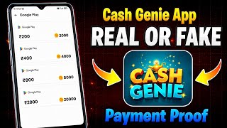 Cash Genie App Real Or Fake 😡 | Cash Genie App Payment Proof | Cash Genie Earn Rewards screenshot 4