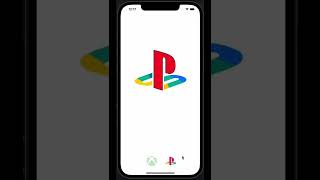 Animated Xbox, Playstation Logo creating using the #SwiftUI framework