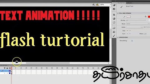 Flash Cs5 Writing animation Tutorial