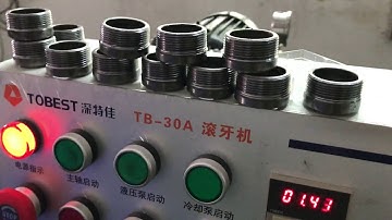 TB 30A Hydraulic thread rolling machine  for making tube thread