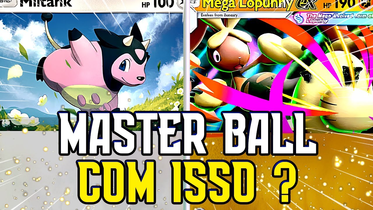 EU NÃO CONSEGUIRIA! Rank Master Ball com Miltank e Mega Lopunny.