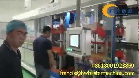 Three Stations Thermoforming Machine with Robot Arm for Medical Tray