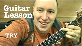 Try ★ Guitar Lesson ★ TUTORIAL ★ Colbie Caillat