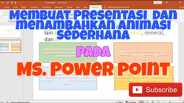 TIK KELAS 5 - MEMBUAT PRESENTASI DAN MENAMBAHKAN ANIMASI SEDERHANA PADA MS. POWER POINT #BBBC