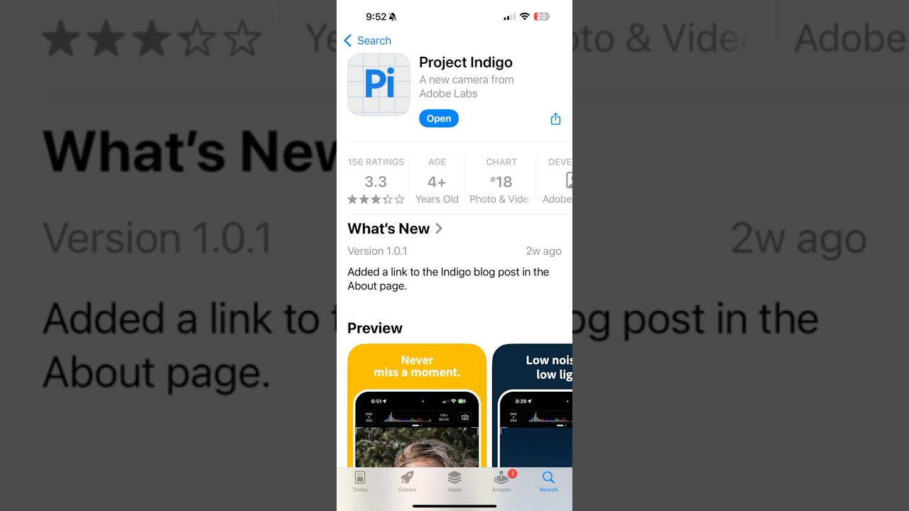 Adobe’s Project Indigo Camera App - HANDS ON - Pre shoot overview 