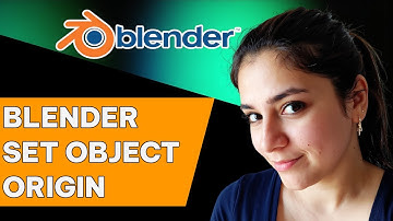 How to quickly set object origin in Blender