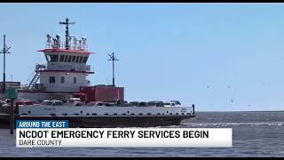 Emergency ferry service begins as long lines form in Rodanthe after Highway 12 closure