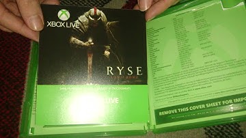 Nostalgamer Unboxes Ryse Son Of Rome On Microsoft Xbox One UK PAL System Version