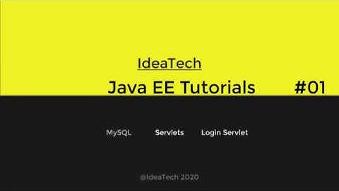 How to create Servlets for Login form and user authentication, JSP page ,MySQL database, JavaEE(01)