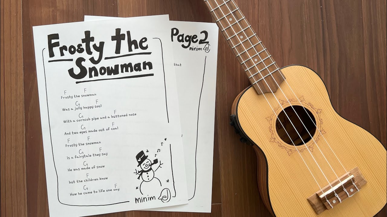 Frosty the Snowman *Easy Ukulele* - YouTube