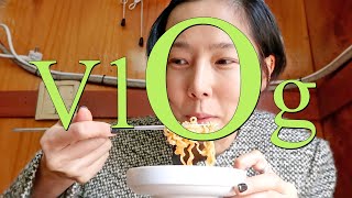 VLOG 그냥걸었어 한남동(이사온 동네탐방,한남동 라볶이 맛집, 카공족 김나영)