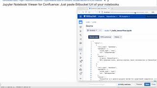 Jupyter/IPython Viewer for Confluence - copy&paste of Jupyter notebook URL's from Bitbucket