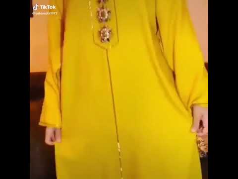 جلابة كلاص واللون روعة لعشاق اللون الاصفر