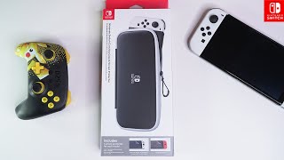  Nintendo Switch (OLED Model) Carrying Case & Screen Protector (Nintendo  Switch) : Video Games