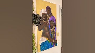 PUSH THROUGH YOUR ART BLOCK #paintwithme #realism #blackartists