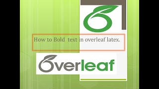 How to Bold Text in Overleaf Latex | Bold Format Text in Overleaf Latex | Bold Text | Latex