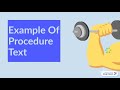 Procedure Text Material