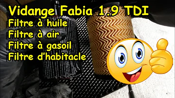 Quand faire la vidange sur une skoda fabia ?