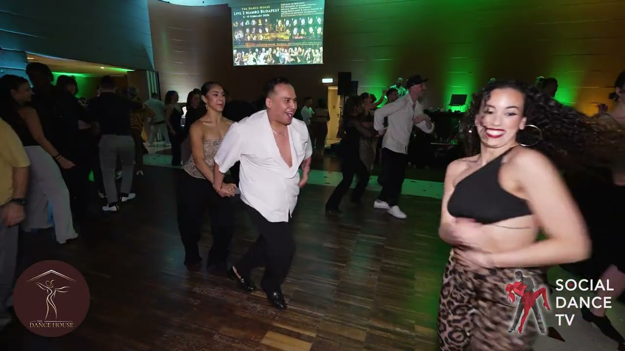 Alex & Brandon  & Yoselyn - Social dancing | Live 2 Mambo Budapest January 30 - February 10 2025