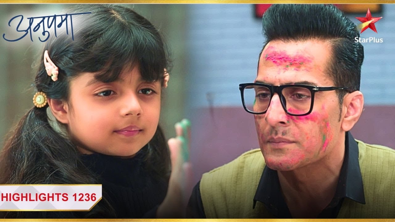 Mahi ne lagaaya Vanraj ko Holi ke rang! | Ep.1236 | Highlights | Anupama | Mon-Sun | 10PM