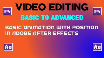 Basic Animation with Position in Adobe After Effects In Bangla Tutorials