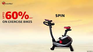 PowerMax Summer Sweat Sale 2024: Up to 60% Off on Spin Bikes! #FITFORLIFE #SummerSweatSale #PowerMax