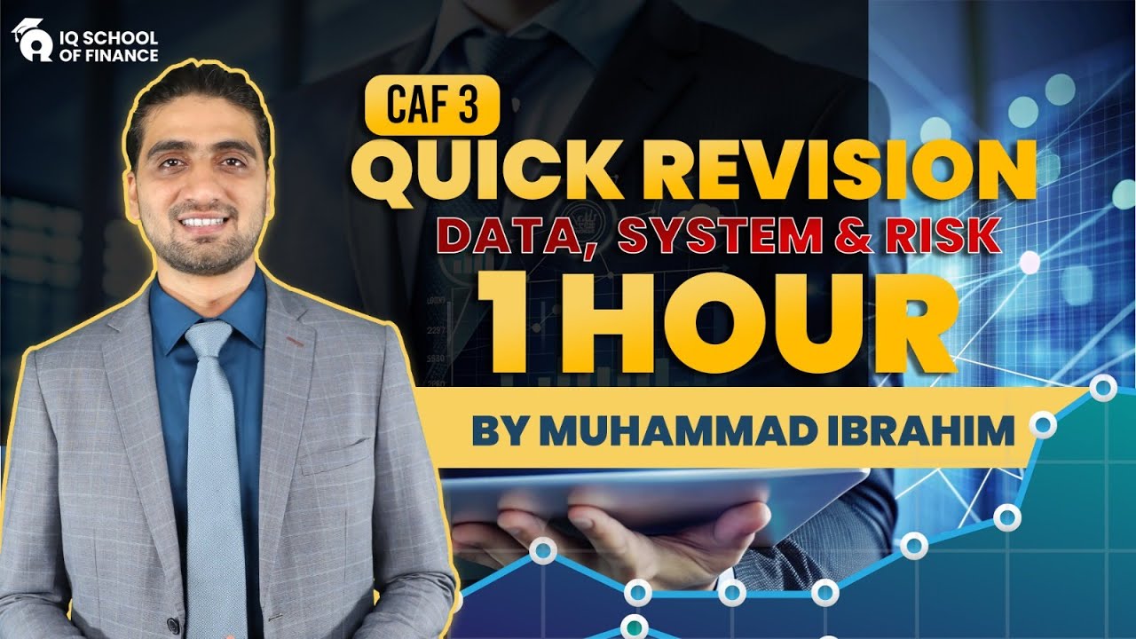 Sir Muhammad Computer CAF 03 – Data System & Risk | Quick Revision Session in 1 Hour | By Sir ...