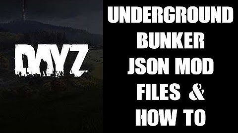 DayZ Secret UNDERGROUND BUNKER Console PC Custom json Mod File Download Instructions How To & Guide