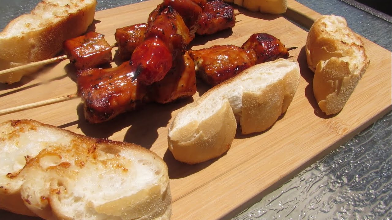 Pinchos de cerdo - la receta original