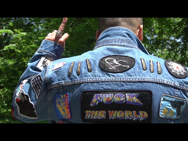 Supreme Patches Denim Trucker Jacket 'Blue