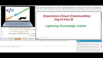 Day15(B) Lightning Knowledge Article in Experience cloud (Communities)