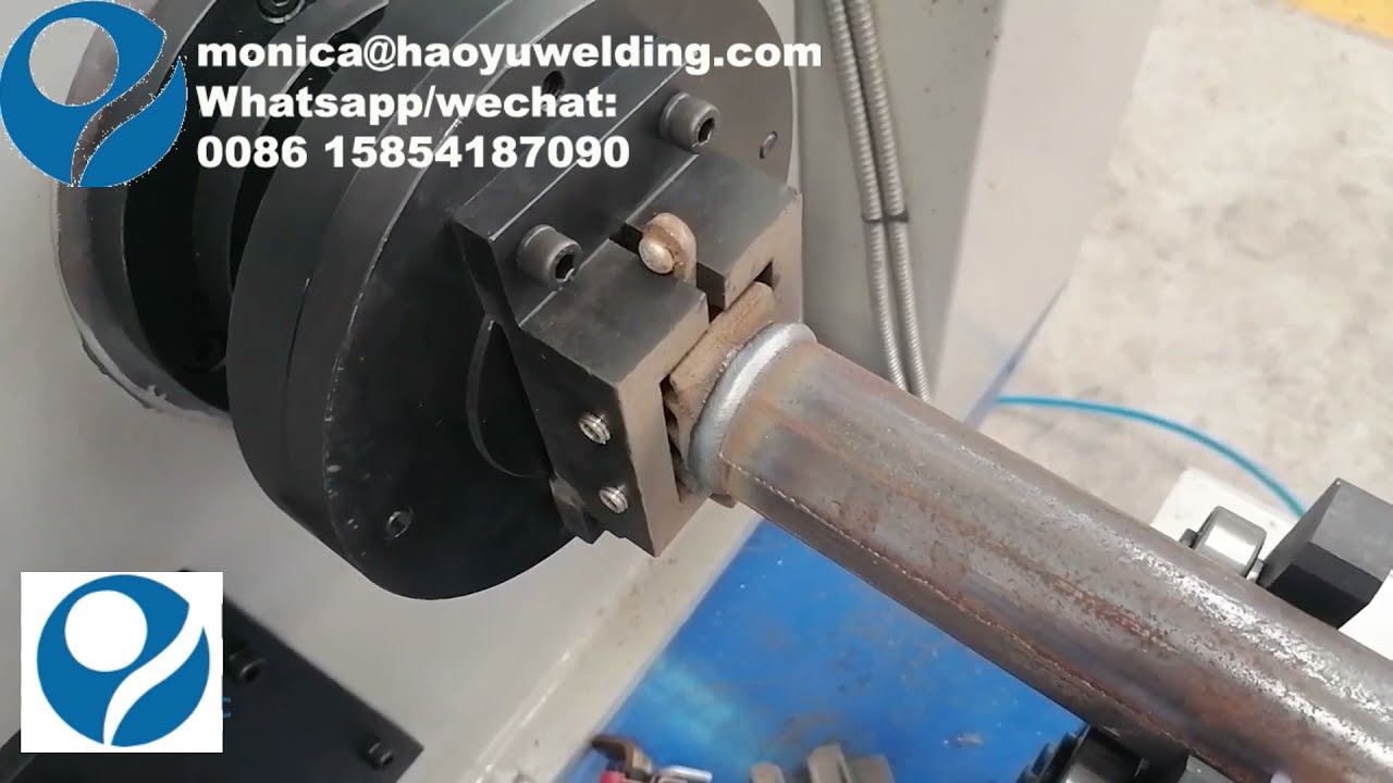 Scaffolding ledger welding machine double pipe end automatic circular seam welding machine