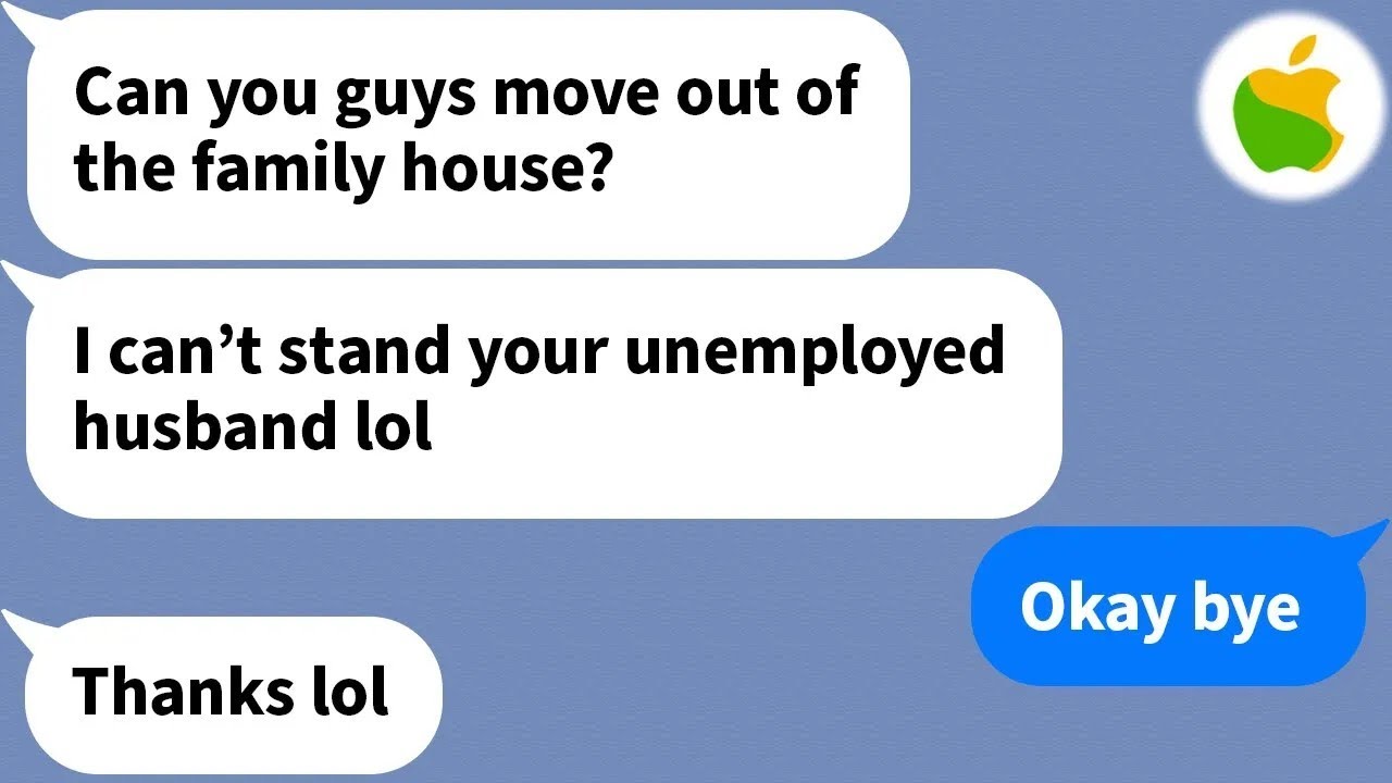 【Apple】 My sister kicking my illustrator husband out of our family home thinking he was unemployed