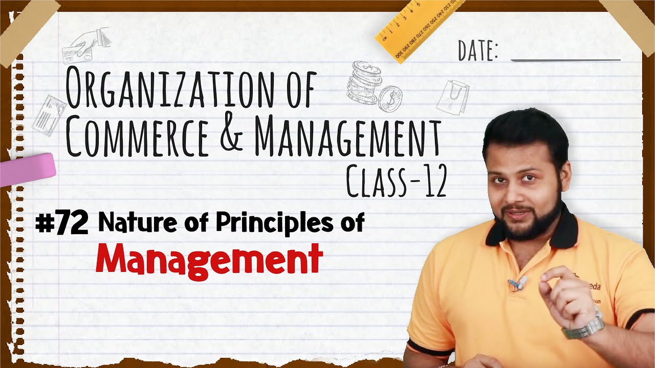 Nature Of Principles Of Management Principles Of Management Class 