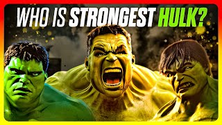 I found who is the STRONGEST HULK!