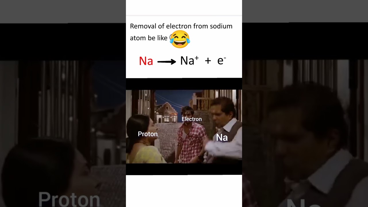 Removal of electron 