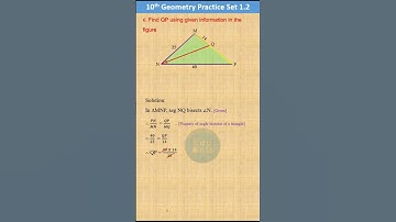 Class 10 Geometry Practice Set 1.2 Question 6 | Maharashtra board