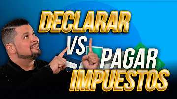 ¿Cuál es la diferencia entre declarar y pagar renta?