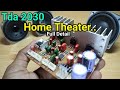 Audio Amplifier 2.1 Home Theater Circuit Board Wiring || Tda 2030 IC Board (Full detail In Hindi)