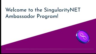 The SingularityNET Onboarding Session Video.