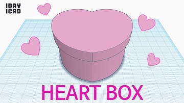 [1DAY_1CAD] HEART BOX (Tinkercad : Know-how / Style / Education)