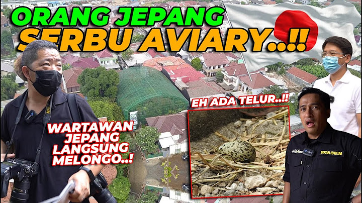 MENDUNIA..!! AVIARY GW KINI JADI SOROTAN NEGERI JEPANG..! WARTAWAN JEPANG SAMPE MELONGO..❗❗