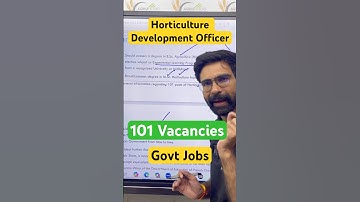 HDO Punjab 2025 Vacancies Notification | Eligibility | Exam Pattern #HDO #GovtJobs