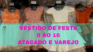 Mega Loja Infantil no Brás 0 AO 16 - vestidos princesa - aniversario -  batismo - YouTube