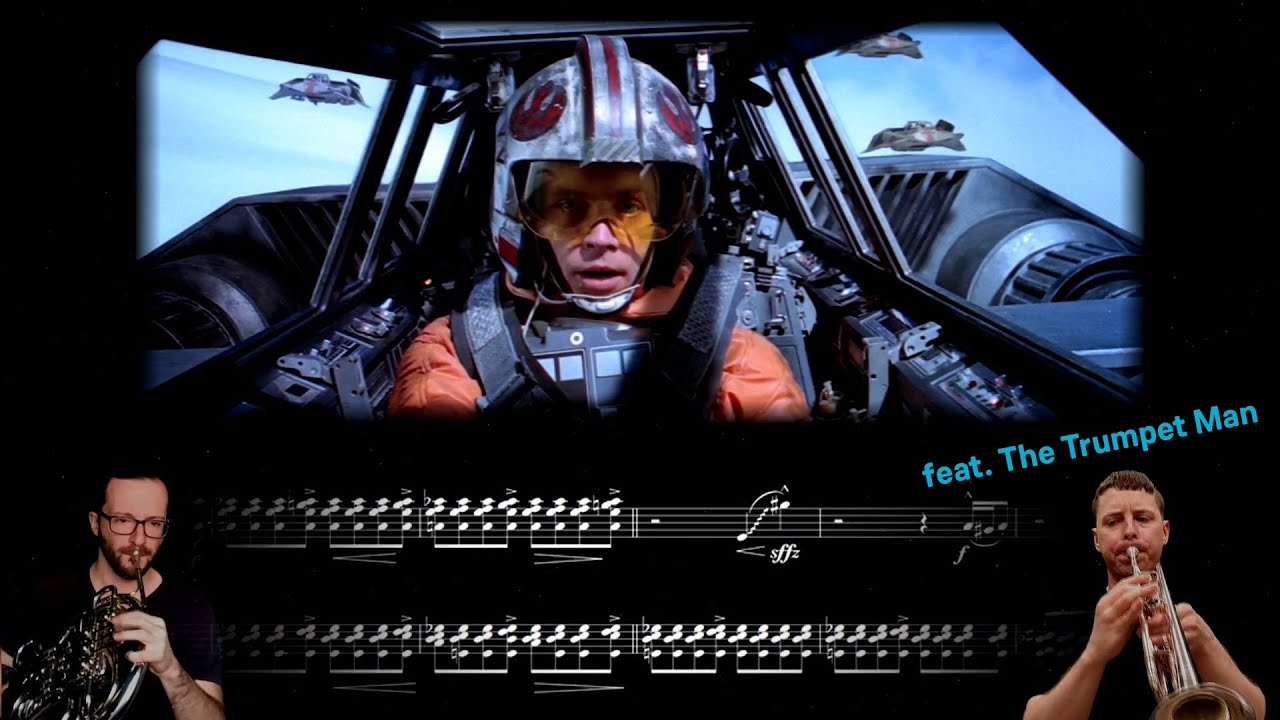 Star Wars V The Battle in the Snow French Horn & Trumpet Cover YouTube