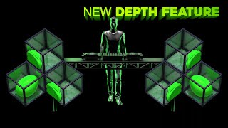 Dual Pyramids DJ Booth - Depth Video-Mapping structure loops pack by www.stageloops.com