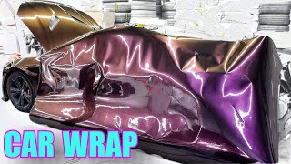 New Colorshift Full Wrap Walk Around Nightshade Purple