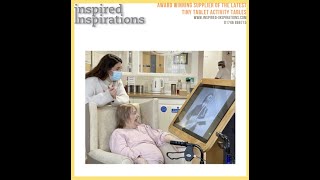 Ferndene Care Home Winning a Tiny Tablet Touch Screen Activity Table